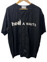 【中古】TAIN DOUBLE PUSH◆半袖シャツ/M/ナイロン/BLK【メンズウェア】(4)