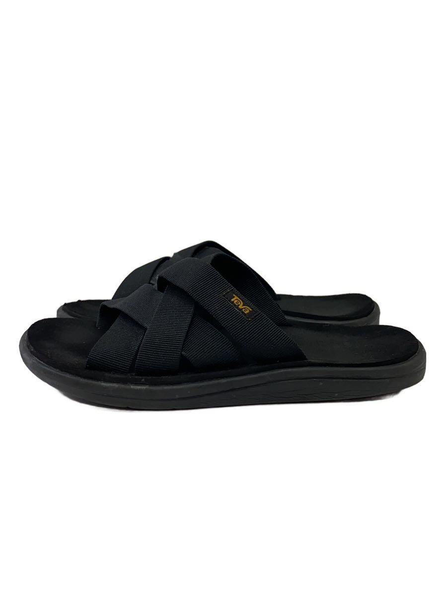 【中古】Teva◆サンダル/VOYA STRAPPY/25cm/ブラック/F26122K【シューズ】