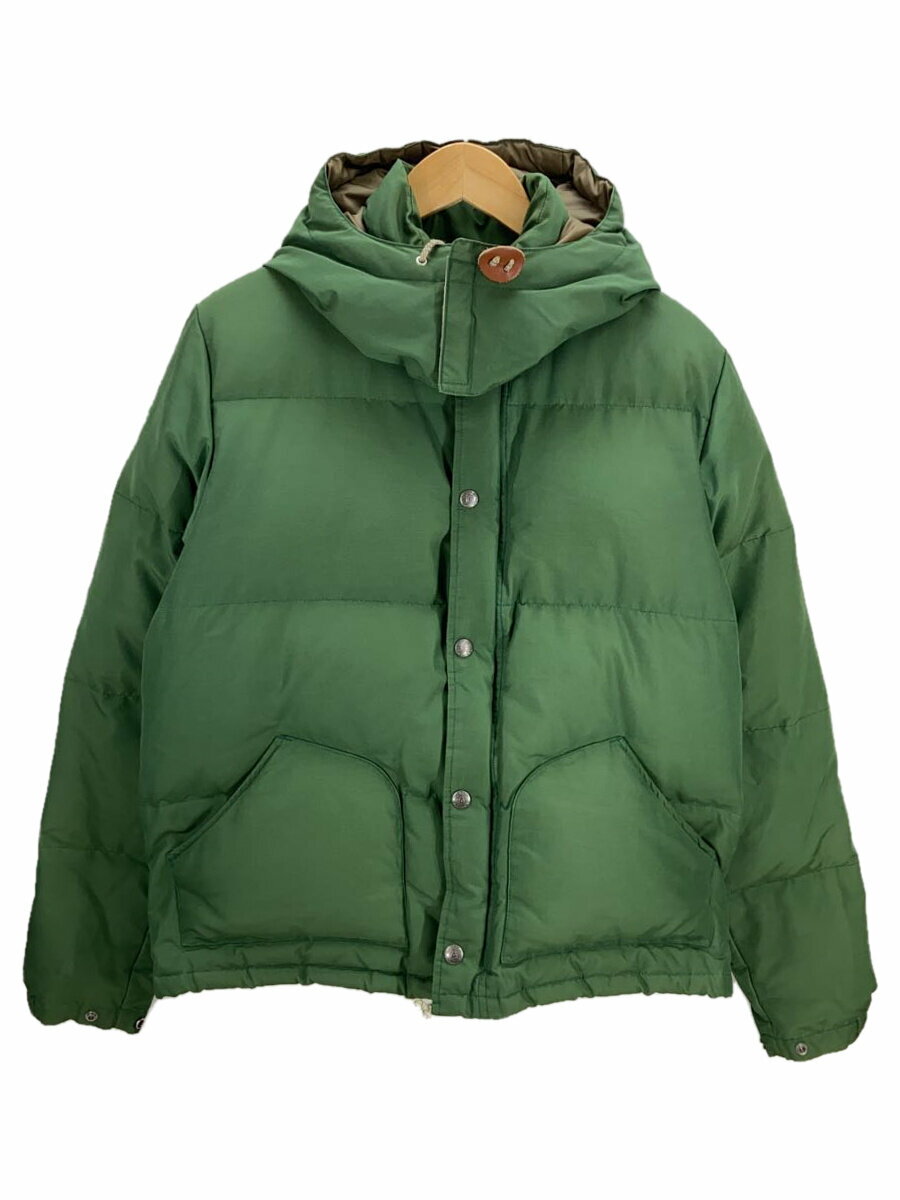 【中古】SIERRA DESIGNS◆70s~/7本杉/ダウンジャケット/S/ナイロン/GRN/ジップ交換【メンズウェア】