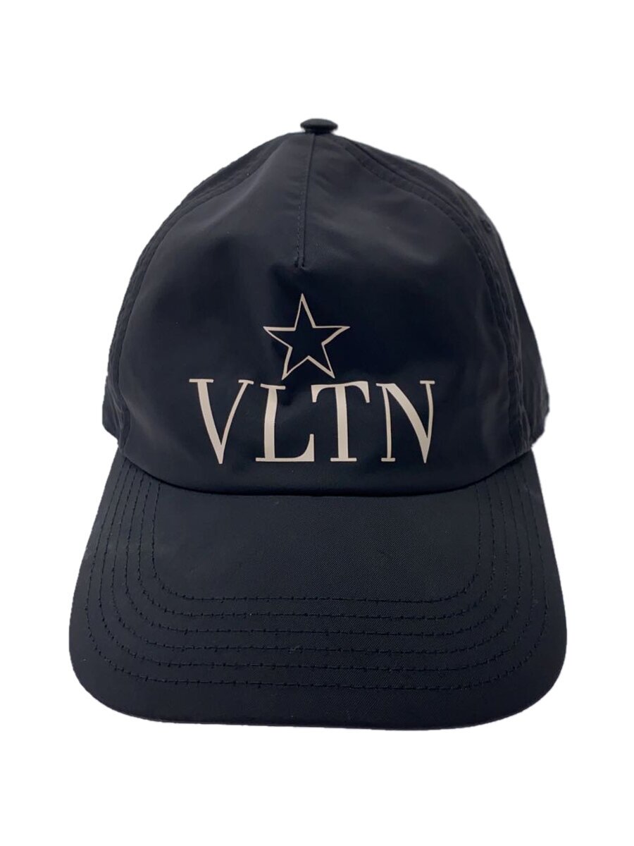 【中古】VALENTINO◆STAR CAP/キャップ/FREE/ポリエステル/BLK/メンズ/TY2HDA1ONZX//【服飾雑貨他】