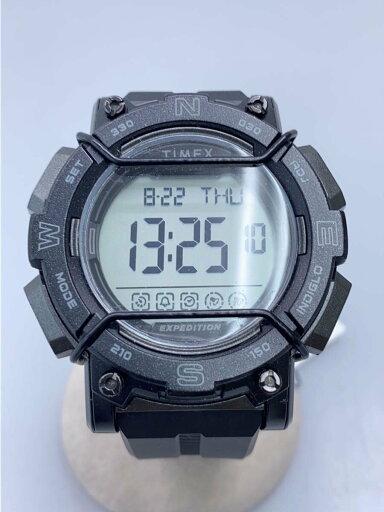 【中古】TIMEX◆クォーツ腕時計/デジタル/ラバー/クリア/ブラック/TW4B18100【服飾雑貨他】 【中古】TIMEX◆クォーツ腕時計/デジタル/ラバー/クリア/ブラック/TW4B18100【服飾雑貨他】