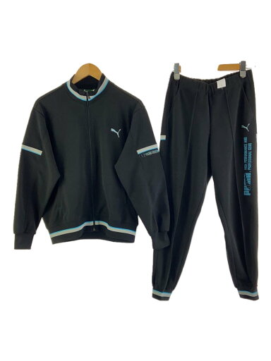【中古】PUMA◆セットアップ/80s/緑タグ/S/ポリエステル/BLK【メンズウェア】 【中古】PUMA◆セットアップ/80s/緑タグ/S/ポリエステル/BLK【メンズウェア】