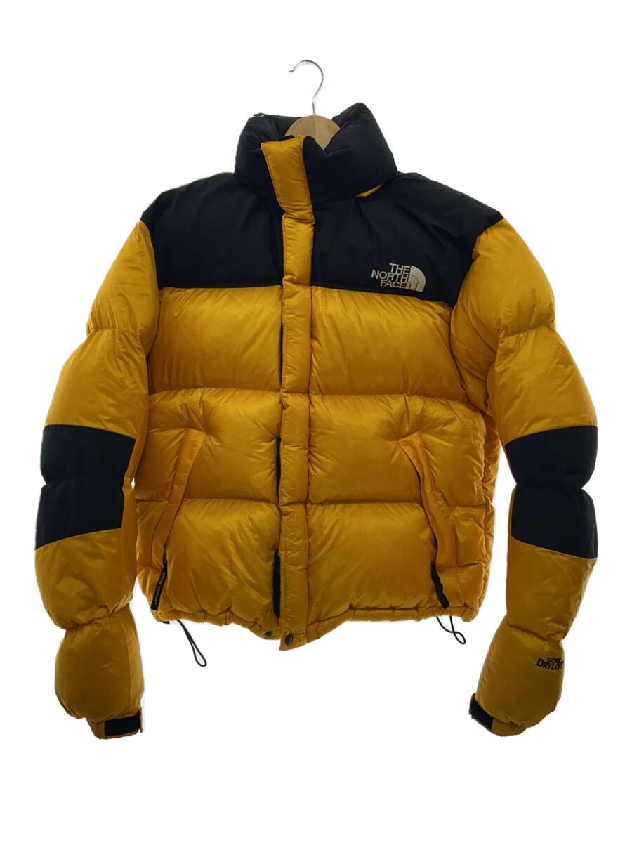 【中古】THE NORTH FACE◆ダウンジャケット/M/ポリエステル/YLW/無地【メンズウェア】