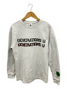 【中古】GUESS◆スウェット/M/コットン/GRY//【レディースウェア】