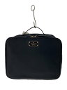 【中古】kate spade new york◆ポーチ/ナイロン/BLK/無地/wlru3313【バッグ】