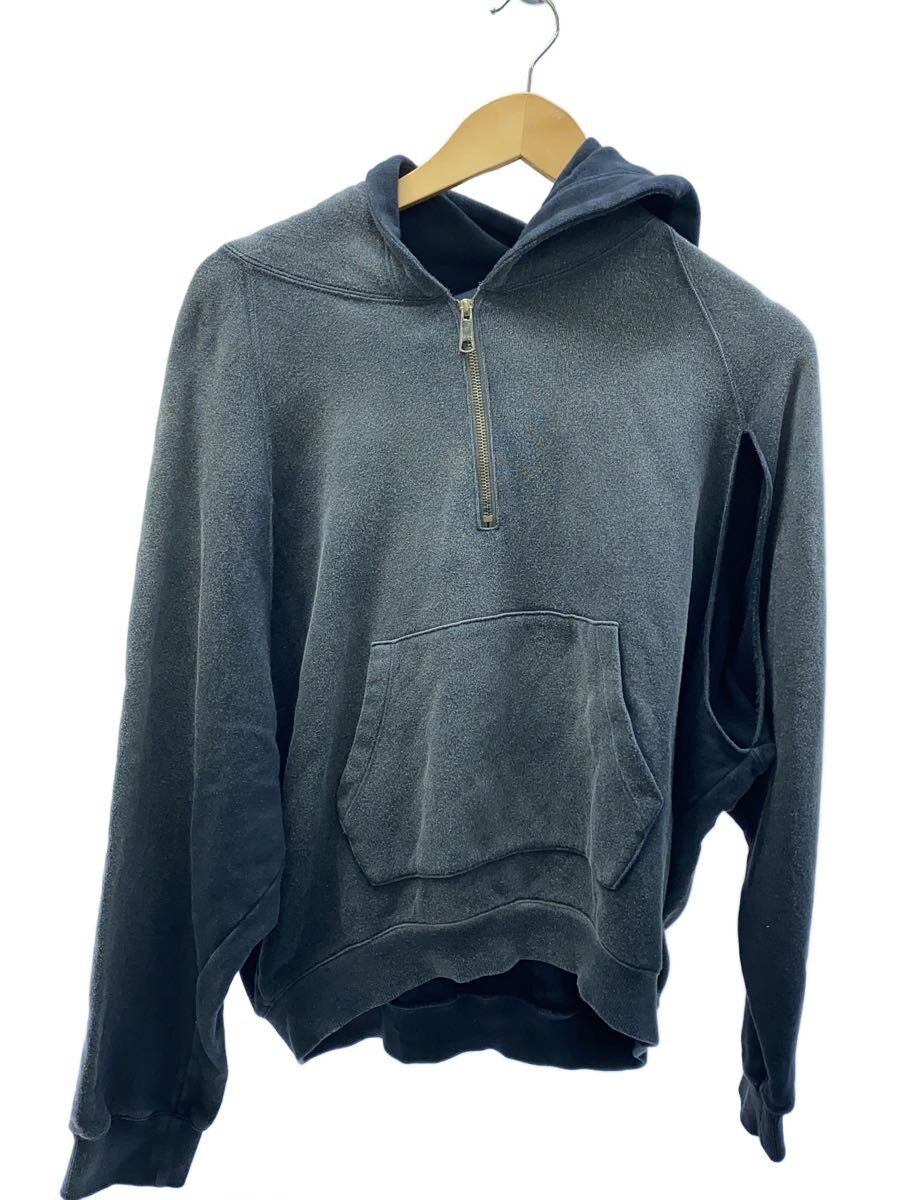 STUDIOUS◆Vintage Split Hoodie/FREE/コットン/GRY/無地/123623001
