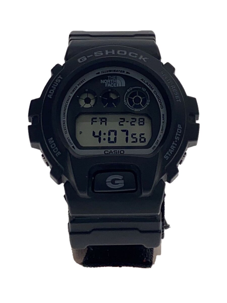【中古】CASIO◆クォーツ腕時計/デジタル/BLK/BLK/DW-6900NS//【服飾雑貨他】