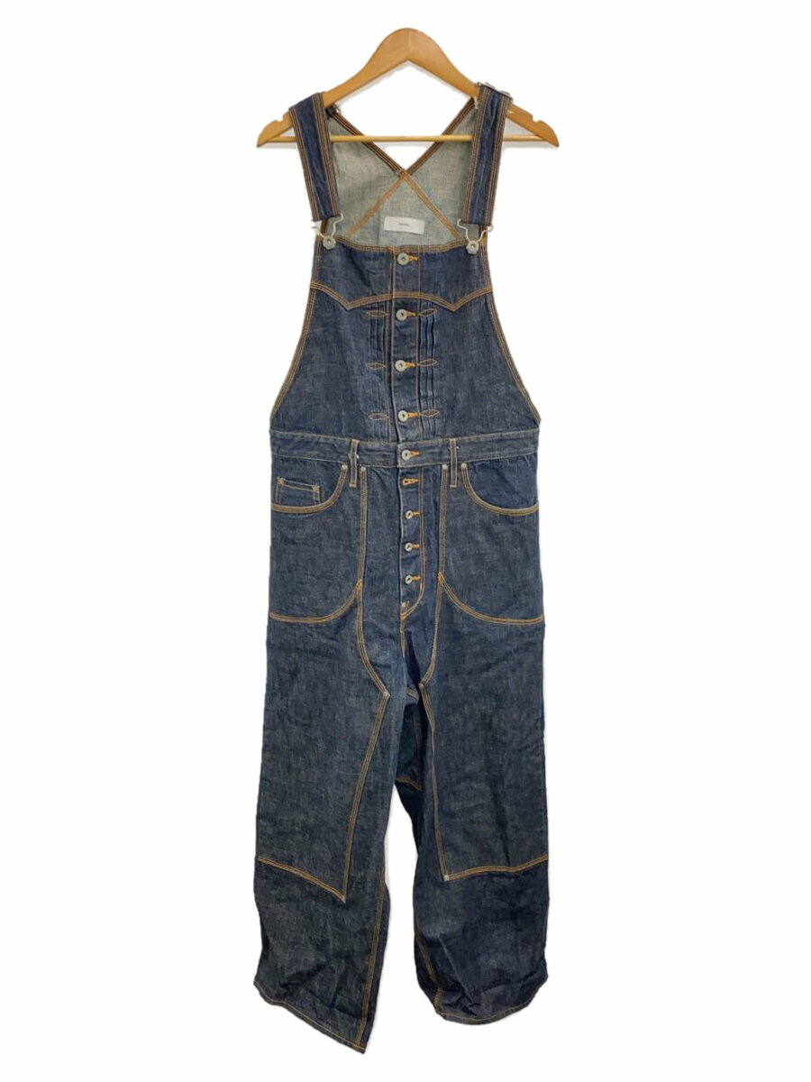 【中古】SUGARHILL◆オーバーオール/O/コットン/IDG/無地/20AWPT01【メンズウェア】