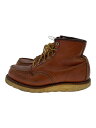 RED WING◆レースアップブーツ・6インチクラシックモックトゥ/US4.5/RED