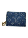 【中古】LOUIS VUITTON◆モノグラム_デニム_ポルトフォイユ_ルー/2つ折り財布/デニム/M83160【服飾雑貨他】(4)