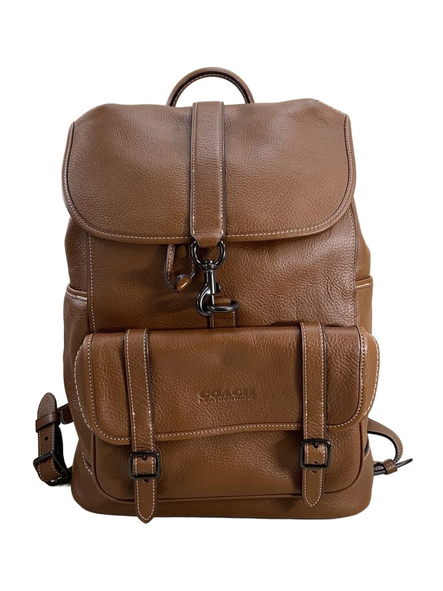 B, C, D, G, J, L, S, T, Z - 【中古】COACH◆キャリッジバックパック/リュック/レザー/BRW/C9169【バッグ】