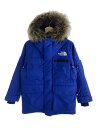 【中古】THE NORTH FACE◆SOUTHERN CROSS PARKA_サザンクロスパーカ/XS/ナイロン/BLU/ブルー【メンズウェア】