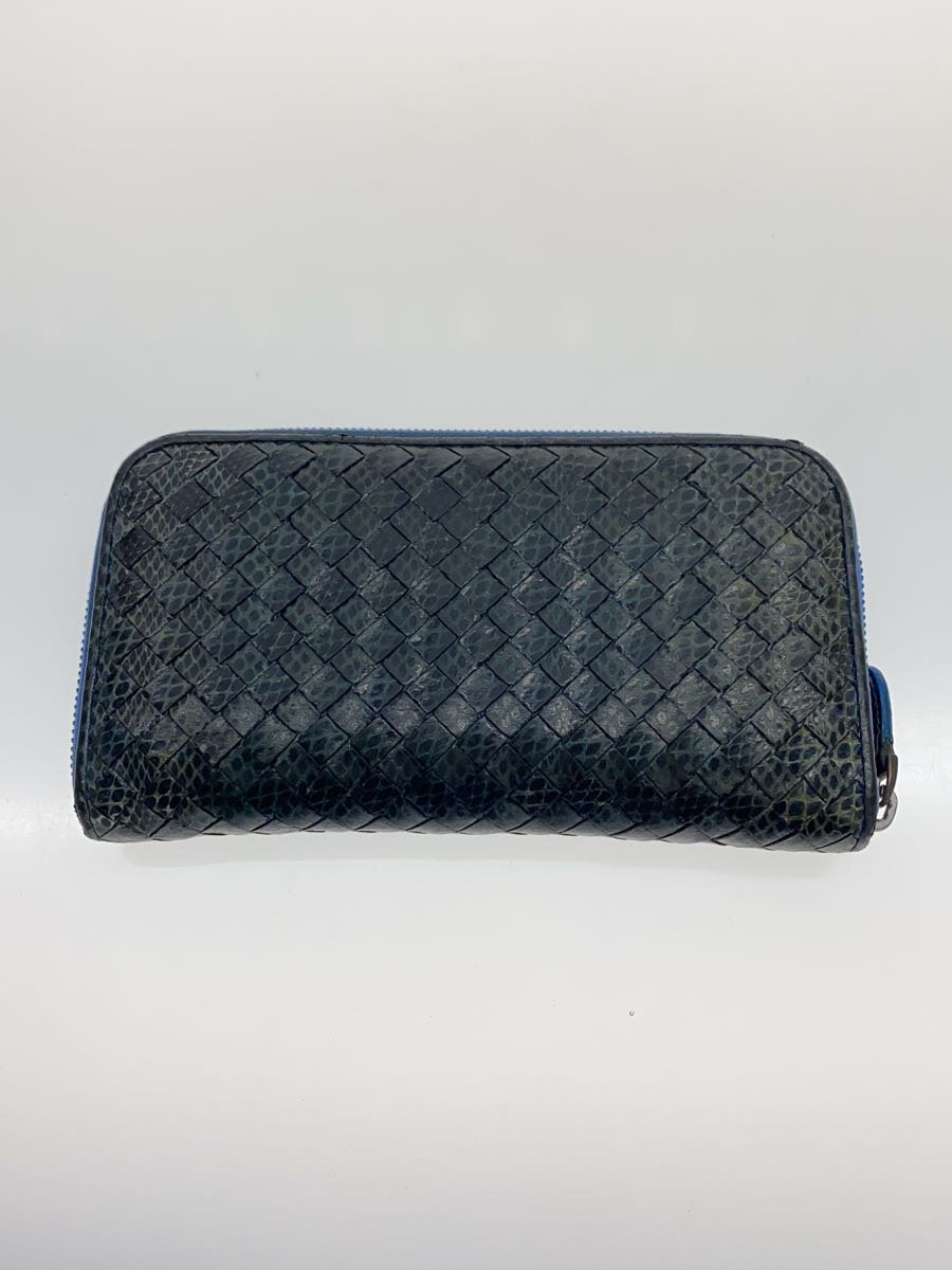 【中古】BOTTEGA VENETA◆長財布/レザー/GRN/アニマル/メンズ/B03304626【服飾雑貨他】