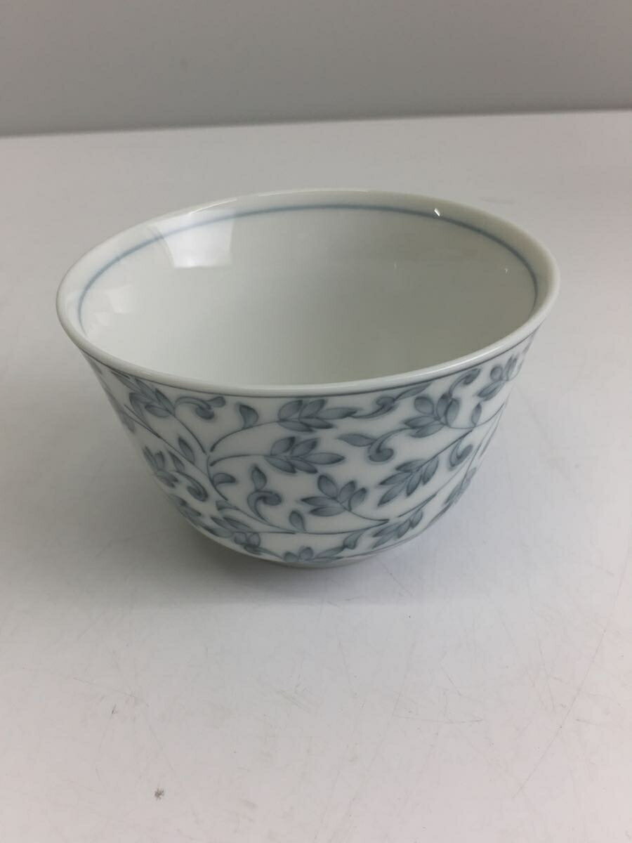 【中古】たち吉◆湯呑/5点セット/WHT