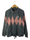 【中古】Dress hippy◆ジャケット/M/ナイロン/GRY/ARGYLE-COACH JACKET【メンズウェア】(4)