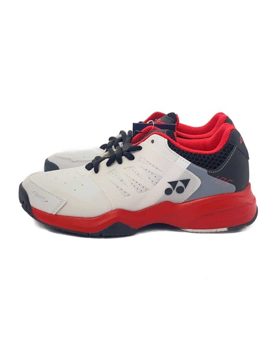 【中古】YONEX◆22.5cm/ホワイト/パワークッション105/SHT105/テニスシューズ/スポーツシューズ【スポーツ】