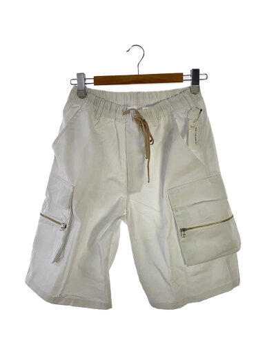 【中古】DANKE SCHON◆カーゴショーツ/ショートパンツ/--/ポリエステル/WHT/無地/23S-PTS063-DS【メンズウェア】 【中古】DANKE SCHON◆カーゴショーツ/ショートパンツ/--/ポリエステル/WHT/無地/23S-PTS063-DS【メンズウェア】