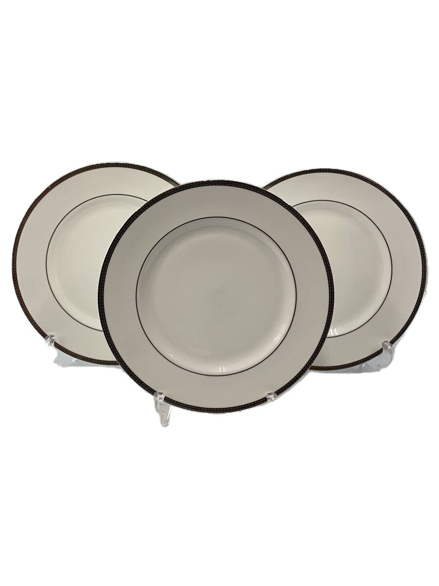 【中古】WEDGWOOD◆プレート/3点セット/WHT【キッチン用品】