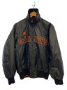 【中古】adidas◆読売ジャイアンツ/グランドコート/コーチジャケット/スポーツウェアー/S/BLK【スポーツ】
