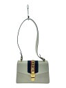 【中古】GUCCI◆ショルダーバッグ_シルヴィ/レザー/WHT/421882【バッグ】