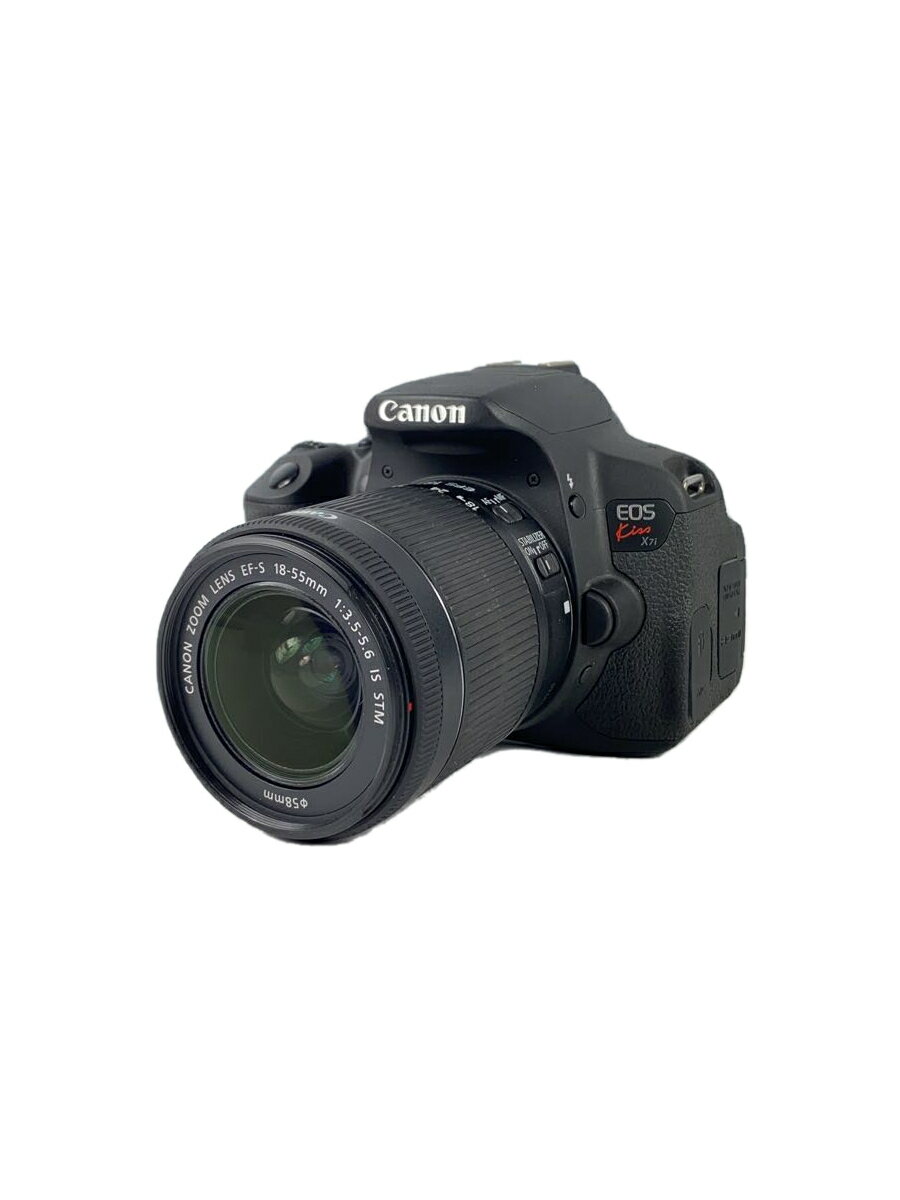 【中古】CANON◆デジタル一眼カメラ EOS Kiss X7i EF-S18-55 IS STM レンズ DS126431【カメラ】