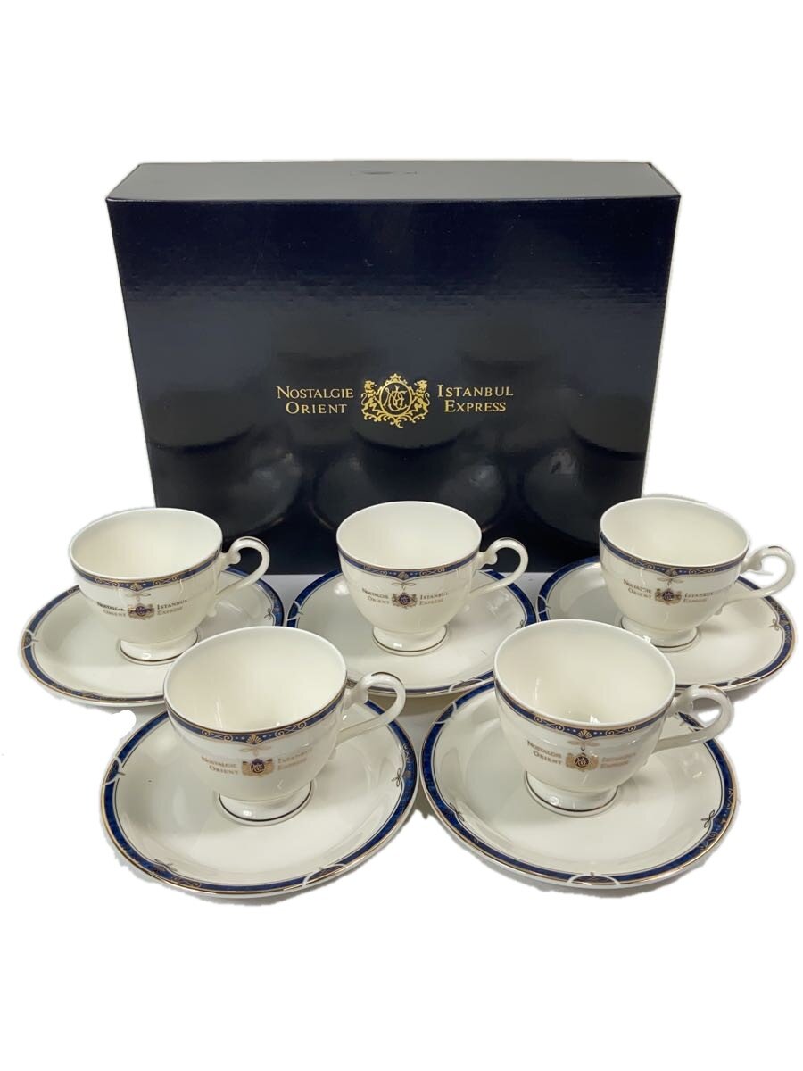 【中古】Orient Express◆カップ&ソーサー/5点セット/WHT/NI-304//【キッチン用品】