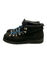 【中古】modern work◆レースアップブーツ/UK9.5/BLK/スウェード【シューズ】(4)
