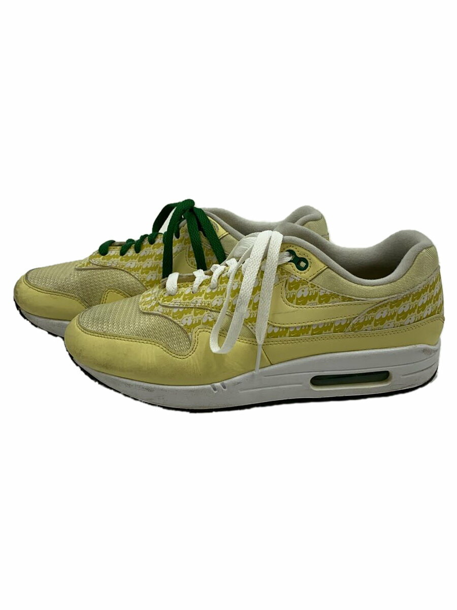 NIKE◆AIR MAX 1 PRM_エア マックス 1 プレミアム/27cm/YLW