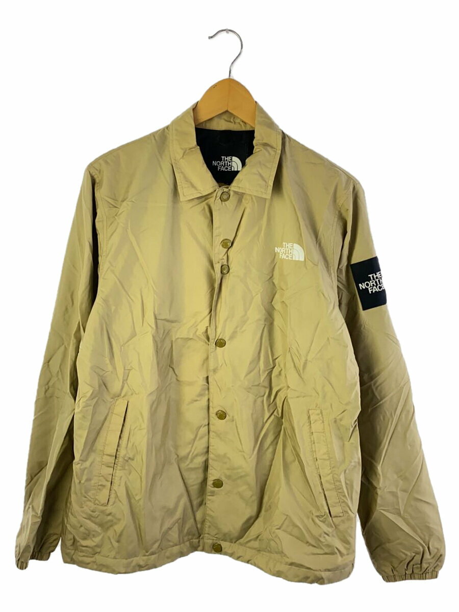 【中古】THE NORTH FACE◆THE COACH JACKET_ザ コーチジャケット/L/ナイロン/KHK【メンズウェア】