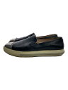 【中古】MIU MIU◆ローカットスニーカー/37.5/BLK/レザー【シューズ】