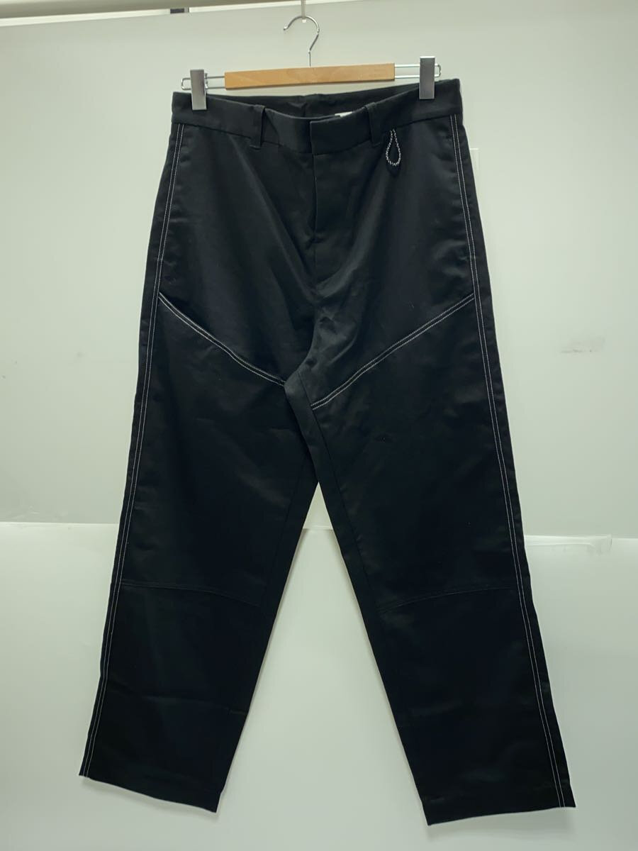 OAMC(OVER ALL MASTER CLOTH)◆23AW/SHASTA STRAIGHT TROUSERS/33/ポリエステル/BLK/23A28OAU45