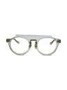 【中古】freedom spectacles/メガネ/ウェリントン/プラスチック/CLR/CLR/メンズ【服飾雑貨他】