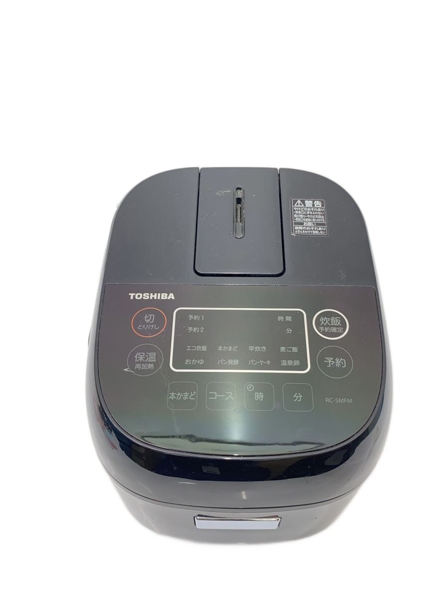 【メーカー在庫限り】東芝(TOSHIBA) マイコン炊飯器 3合炊き RC-5MFM(K) ブラック 4904550980064