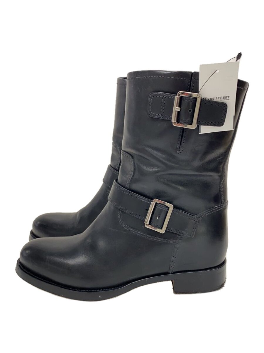 【ブランド】PRADA 【ブランドカナ】プラダ 【型番】 【程度】C 【サイズ】37　1／2 【メインカラー】ブラック 【素材・生地】レザー 【キーワード】　　 2025/03/23 セカンドストリート八幡店【3601】【中古】PRADA◆エンジニアブーツ/37.5/BLK ブランド PRADA 型番 カラー ブラック 柄 素材・生地 レザー>色・素材について サイズ 37　1／2>サイズ表示について 実寸（cm） 【ブーツ】 ヒール：2.5 / 高さ：23.5 / ソール全長：25.5 【その他】 その他サイズ：/ 商品は　セカンドストリート八幡店の店頭にて販売しております。商品に関するお問合わせは、お電話(TEL:075-972-2620)にて、問合わせ番号：2336014129795をお伝えください。 配送方法やお支払い方法に関するお問い合わせは、サポートセンターまでご連絡をお願いします。 ※お電話の対応は営業時間内のみとなります。お問い合わせフォームでお問い合わせの際はご注文番号をご記入下さい この商品に関する出品店舗からのコメント 全体的に小傷考慮
