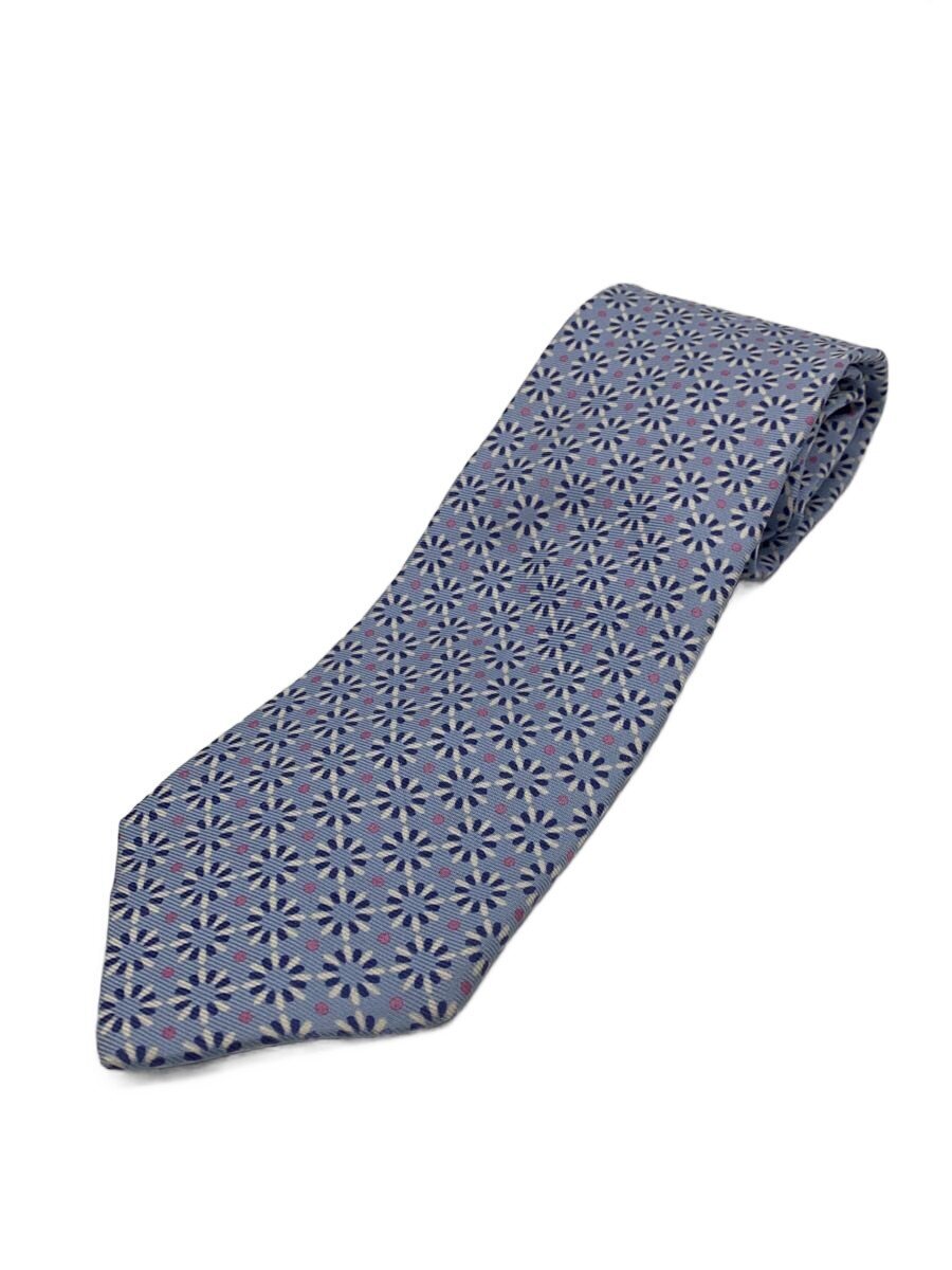 【中古】dunhill◆ネクタイ/シルク/BLU