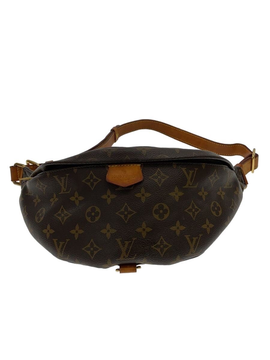 【中古】LOUIS VUITTON◆バムバッグ_モノグラム・キャンバス/PVC/BRW【バッグ】