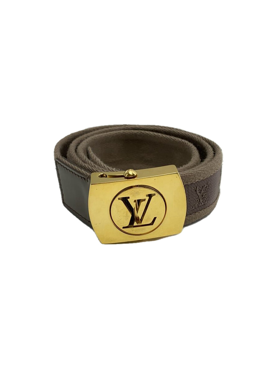 【中古】LOUIS VUITTON◆ルイヴィトン/M9864W/サンチュール・LVフォーチューン35MM/ブラウン/総柄【服飾雑貨他】