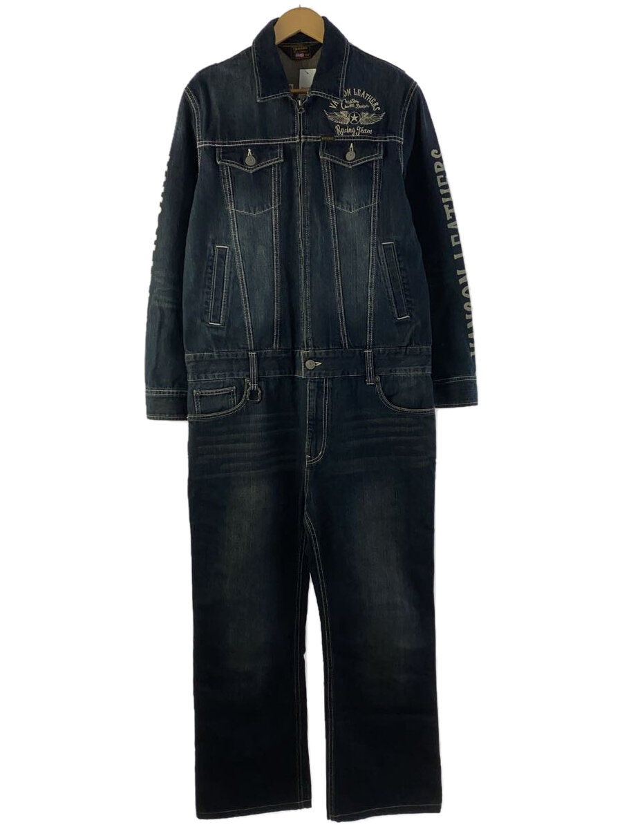 【中古】VANSON◆オールインワン/XL/コットン/IDG//【メンズウェア】