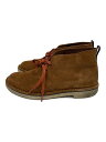 【中古】Clarks◆チャッカブーツ/UK6.5/BRW/スウェード/15522【シューズ】