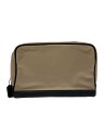 【中古】COACH◆ポーチ/レザー切り替え/ポーチ/キャンバス/CRM//【バッグ】