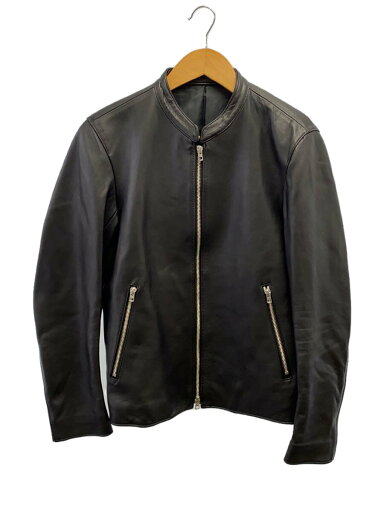 【中古】LIDNM◆シングルライダースジャケット/M/羊革/BLK/L17SS-17【メンズウェア】 【中古】LIDNM◆シングルライダースジャケット/M/羊革/BLK/L17SS-17【メンズウェア】