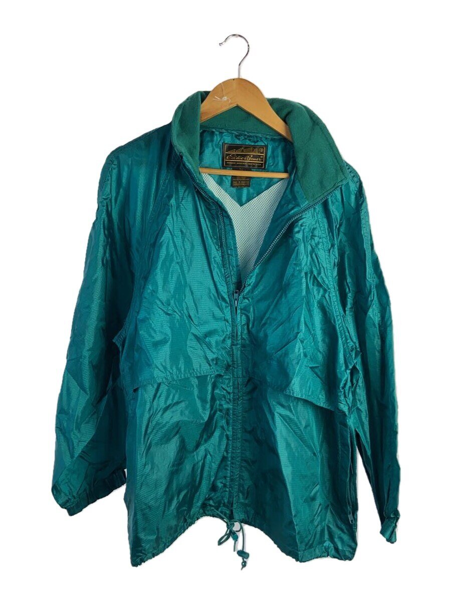 【中古】EDDIE BAUER◆黒タグ/ナイロンジャケット/L/ナイロン/GRN【メンズウェア】
