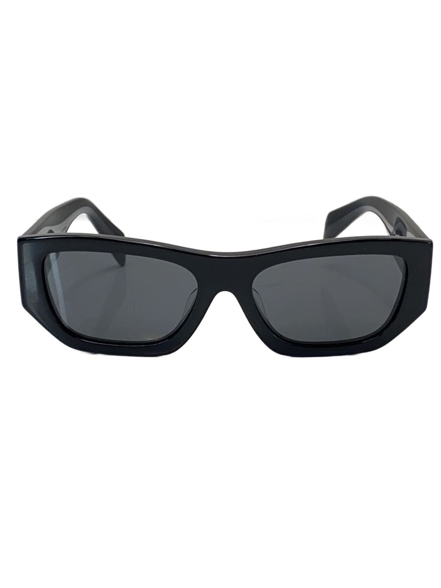 PRADA - 【中古】PRADA◆サングラス/BLK/BLK/メンズ/SPR A01-F【服飾雑貨他】