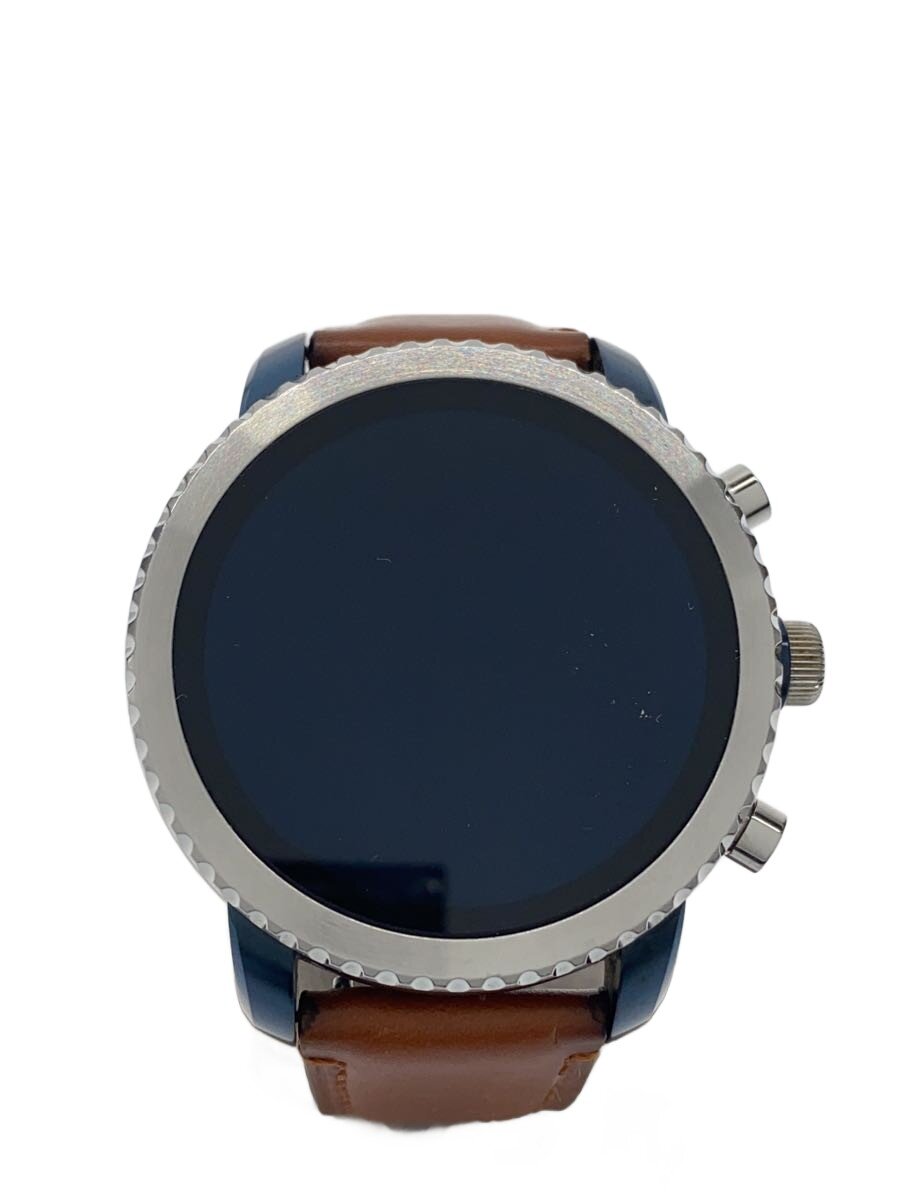 【中古】FOSSIL◆Q Explorist (GEN3) 46mm FTW4004 ブルー【タッチスクリーン】//【服飾雑貨他】