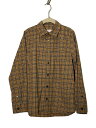 【中古】BURBERRY◆長袖シャツ/120cm/コットン/BRW/チェック【キッズ】