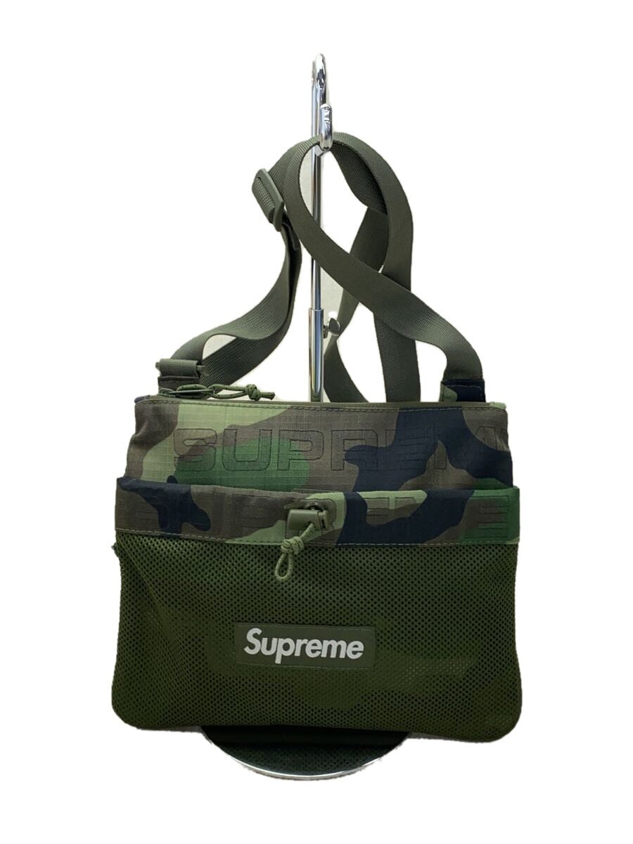 C, D, T, R, W - 【中古】Supreme◆ショルダーバッグ/--/KHK/ストライプ【バッグ】