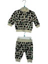 【中古】MARNI◆セットアップ/US3-6m/コットン/WHT/総柄【キッズ】