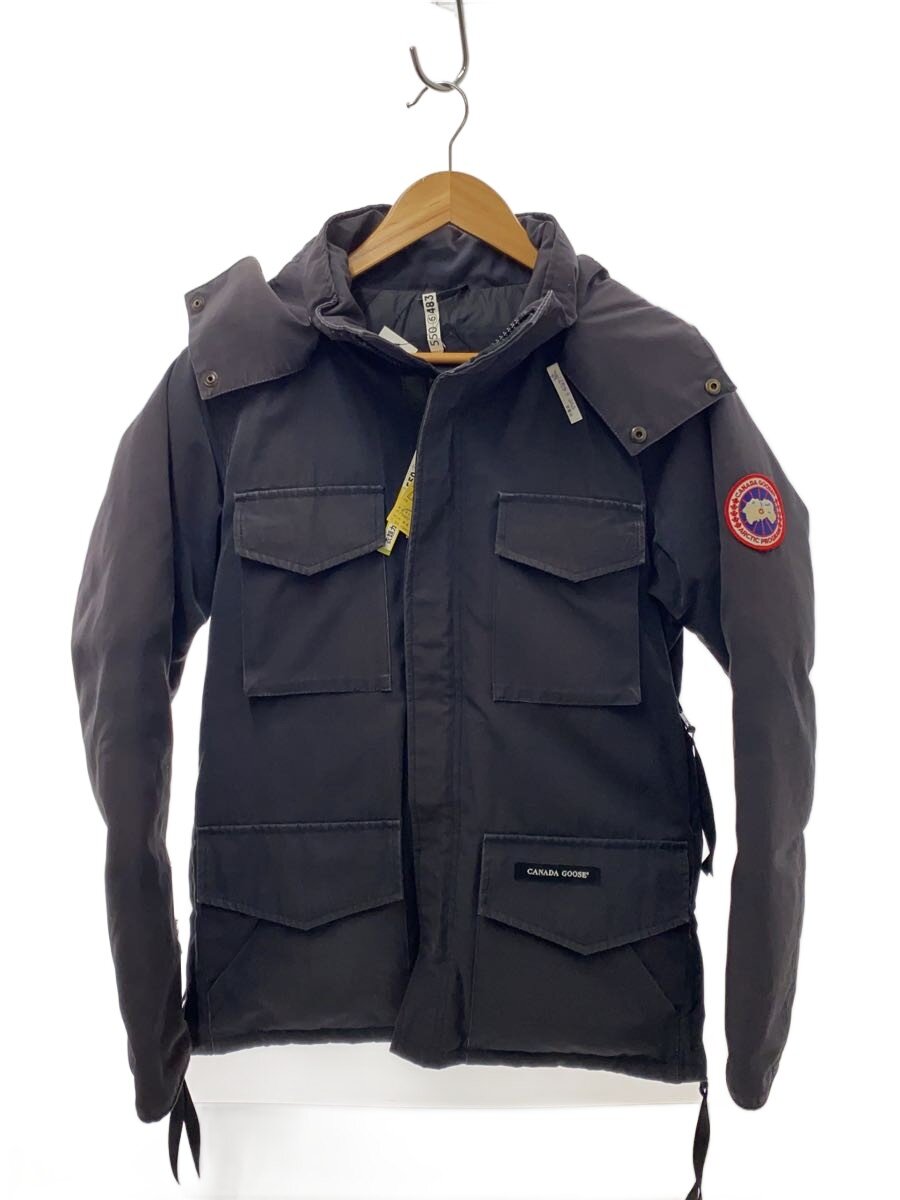 【中古】CANADA GOOSE◆KAMLOOPS/ダウンジャケット/S/コットン/BLK/4078 ...