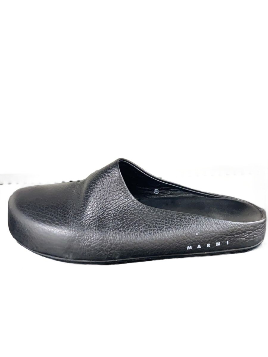 Holly'S Sole - 【中古】MARNI◆レザースリッポン/42/BLK/レザー//【シューズ】