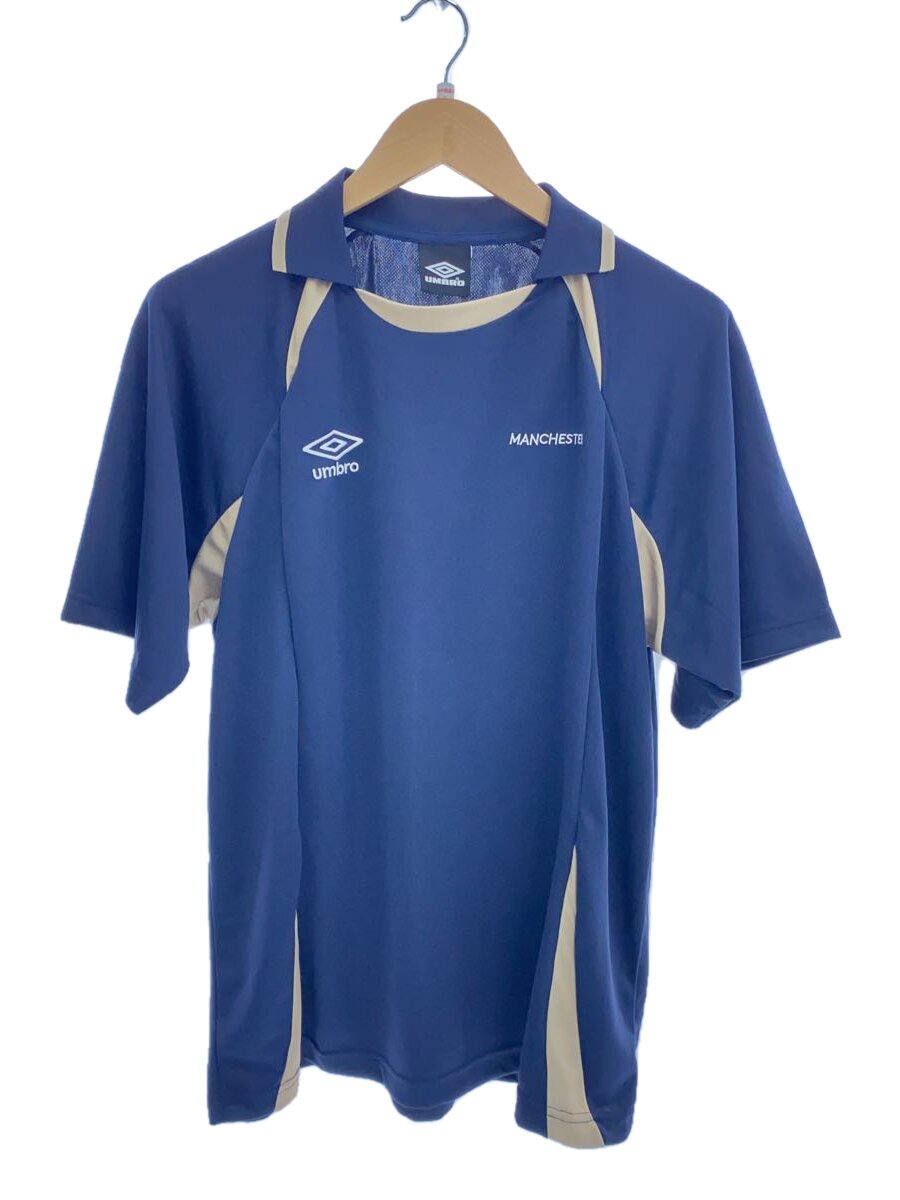 【中古】UMBRO◆PUBLUX/ポロシャツ/M/ポリエステル/NVY/UM-PL24SS-GS01【メンズウェア】